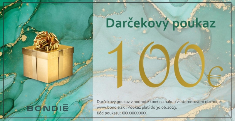 Online poklon bon - 100 €