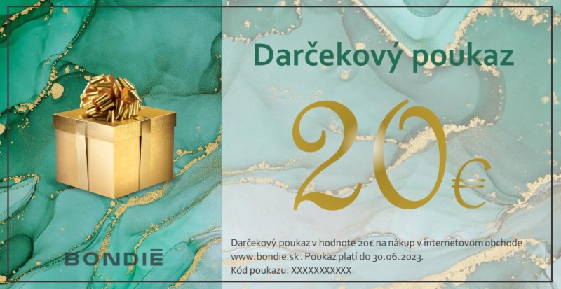 Online darilni bon - 20 €